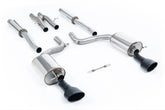 Milltek Audi RS6 C6 5.0 V10 BITURBO QUATTRO (2008 to 2010) - Ceramic-coated Black Satin Dual-Oval Trims